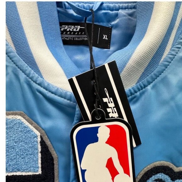 NBA Memphis Grizzlies Retro Mash Up Logo Satin Jacket Pro Standard XL NEW! - Picture 5 of 6